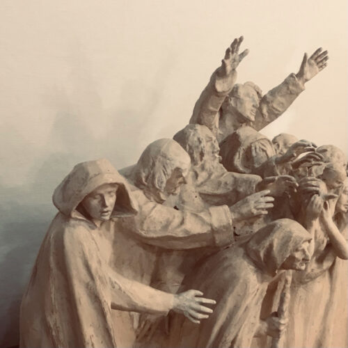 Detail of Lorado Taft sculpture