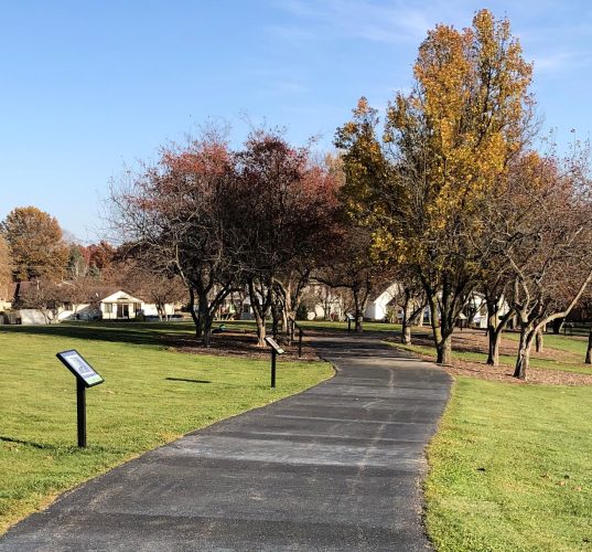 Story Walk stations at Oregon Park West