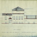 Architectural drawing of building