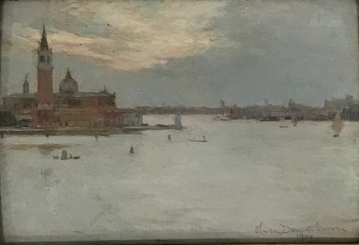 Oliver Dennett Grover, “The Grand Canal, Venice,” Oil on Cardstock, 1904