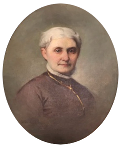 Oliver Dennett Grover, “The White Grandmother,” Oil on Fabric, 1900
