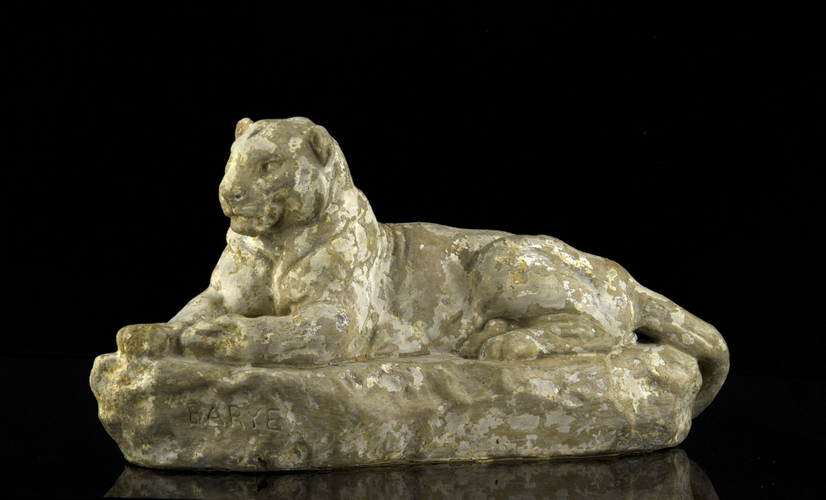 Antoine Louis Barye, “Panther of India,” Plaster, c. 19th Century