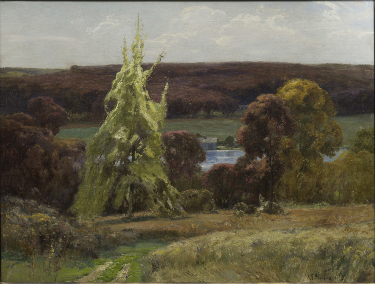 Charles Francis Browne, “October-Oregon, Illinois, 1918,” Oil on Canvas, 1918