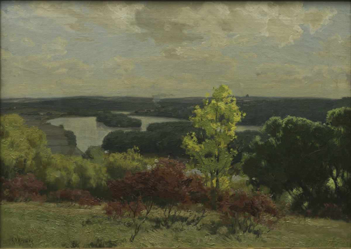 Charles Francis Browne, “Rock River Valley, Oregon,” Oil on Canvas, 1915