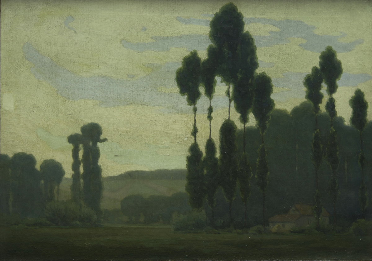 Charles Francis Browne, “A Summer Day in France,” Oil on Canvas, c. Early 20th Century