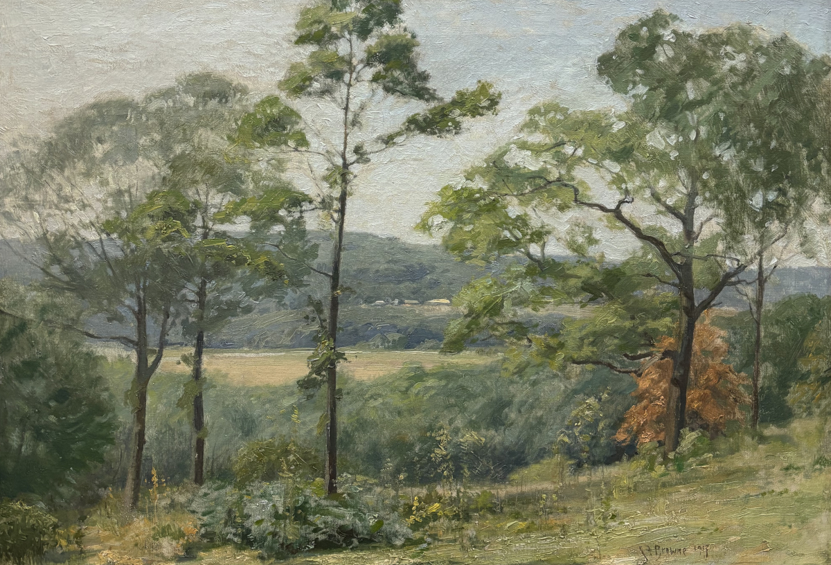 Charles Francis Browne, “Untitled (From the Eagle’s Nest),” Oil on Canvas, 1917