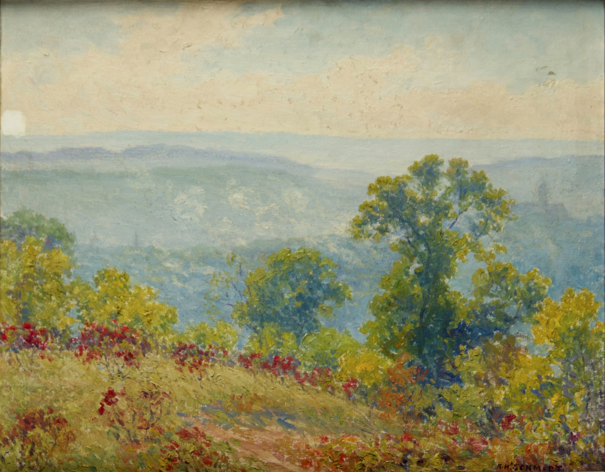 Albert Herman Schmidt, “Sumac,” Oil on Canvas, 1910