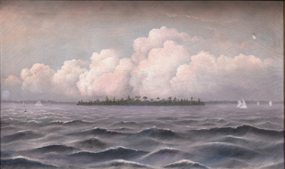 Ella Bird Smith, “Tampa Bay, Florida,” Oil on Canvas, c. Late 19th Early 20th Century