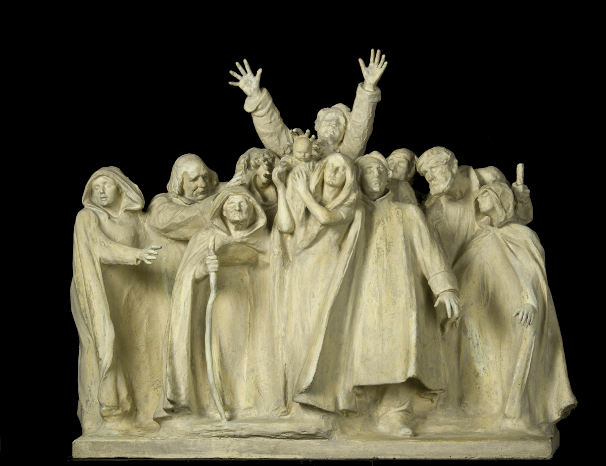 Lorado Taft, “Working Cast for The Blind,” Plaster, 1910