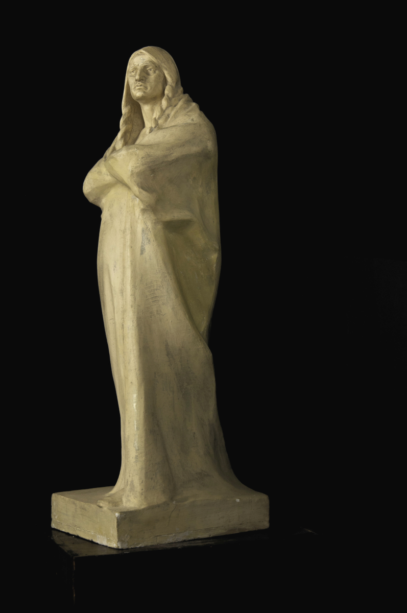 Lorado Taft, “Study for the Eternal Indian or Black Hawk,” Plaster, 1911