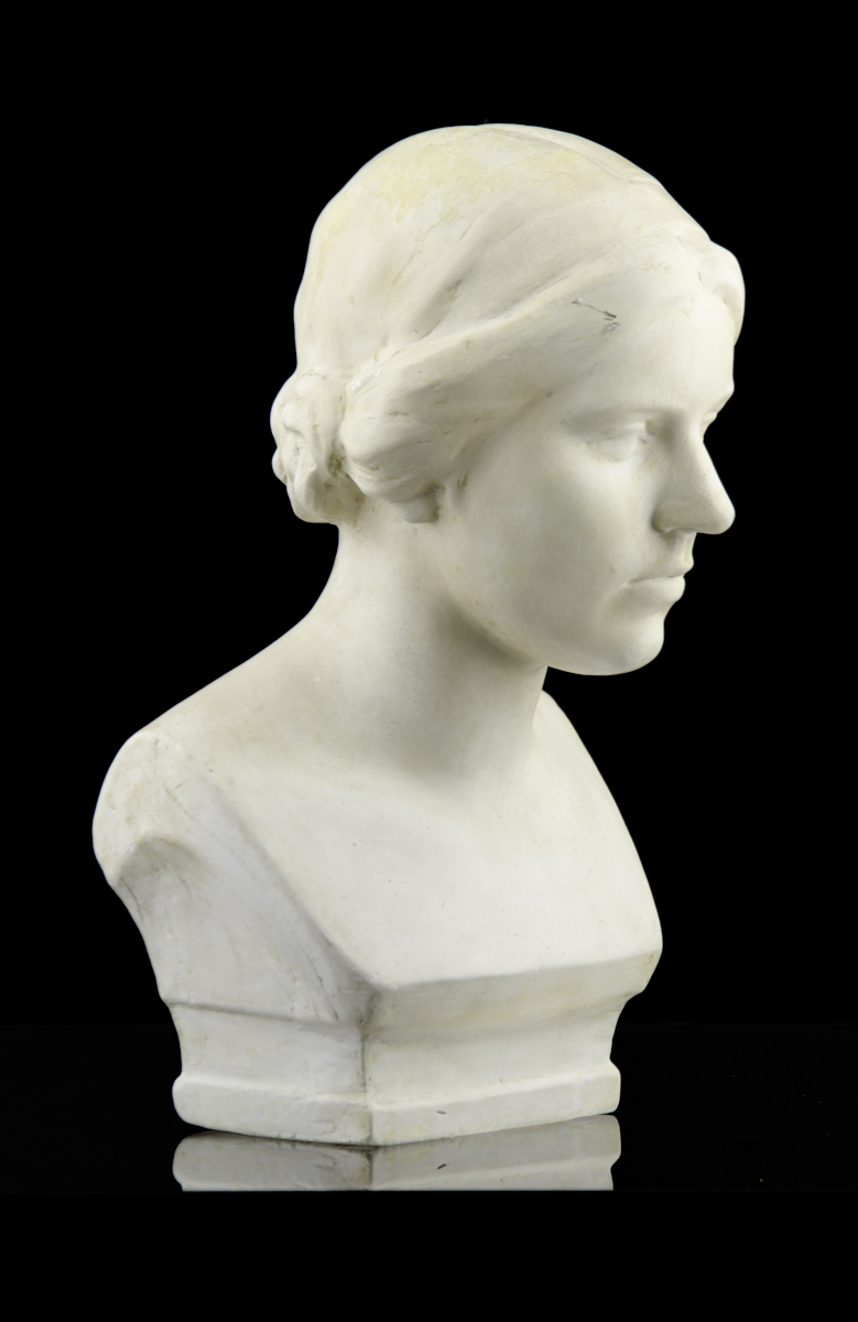 Lorado Taft, “Mary Taft,” Plaster, c. Late 19th Early 20th Century