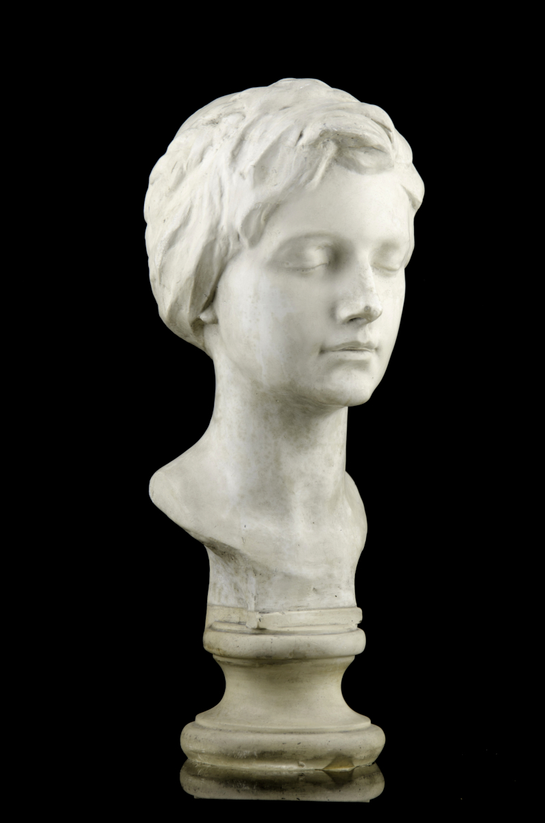 Lorado Taft, “Mrs. Wallace Heckman,” Plaster, c. Late 19th Early 20th Century