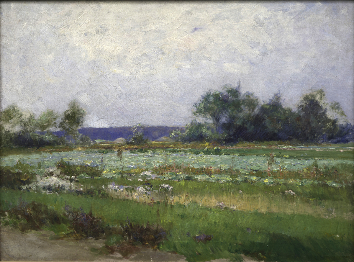 William Wendt, “The Cabbage Patch,” Oil on Canvas, c. Before 1895