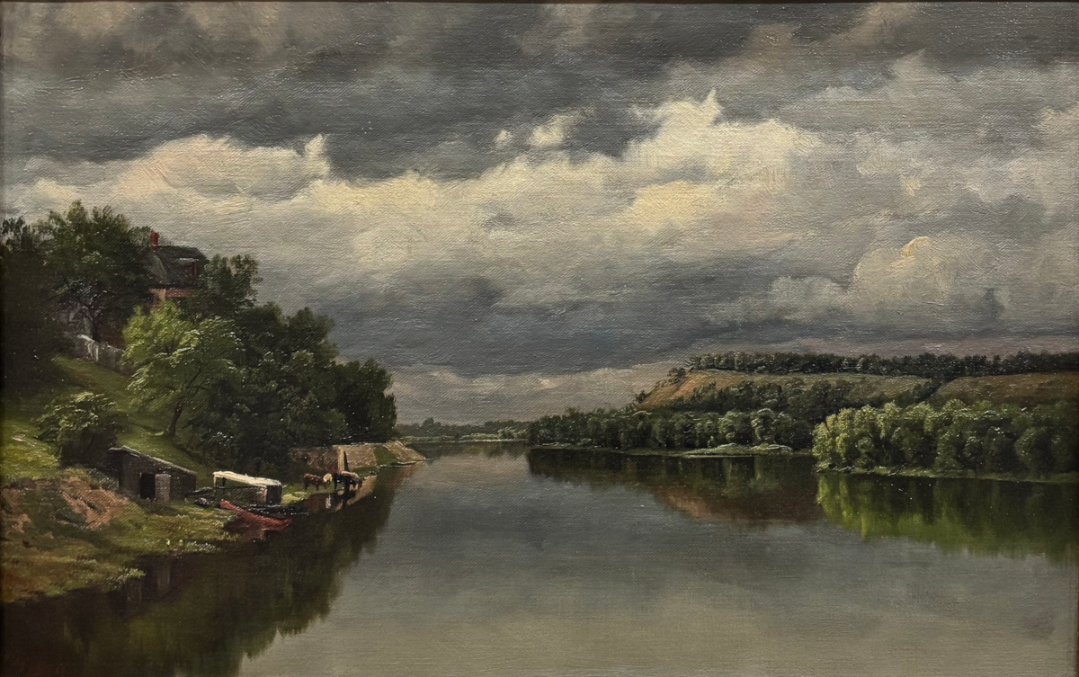 Henry Howard Bagg, “Untitled (Black Hawk Bluff)” Oil on Canvas, 1887