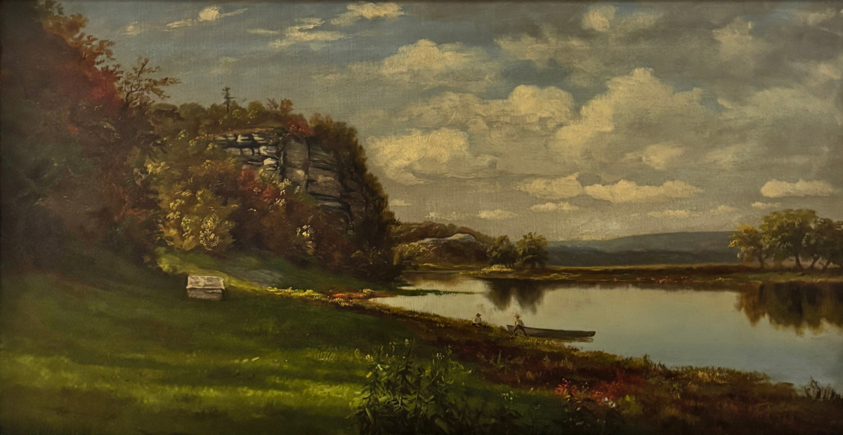 Henry Howard Bagg, “Untitled (Castle Rock),” Oil on Canvas, 1888