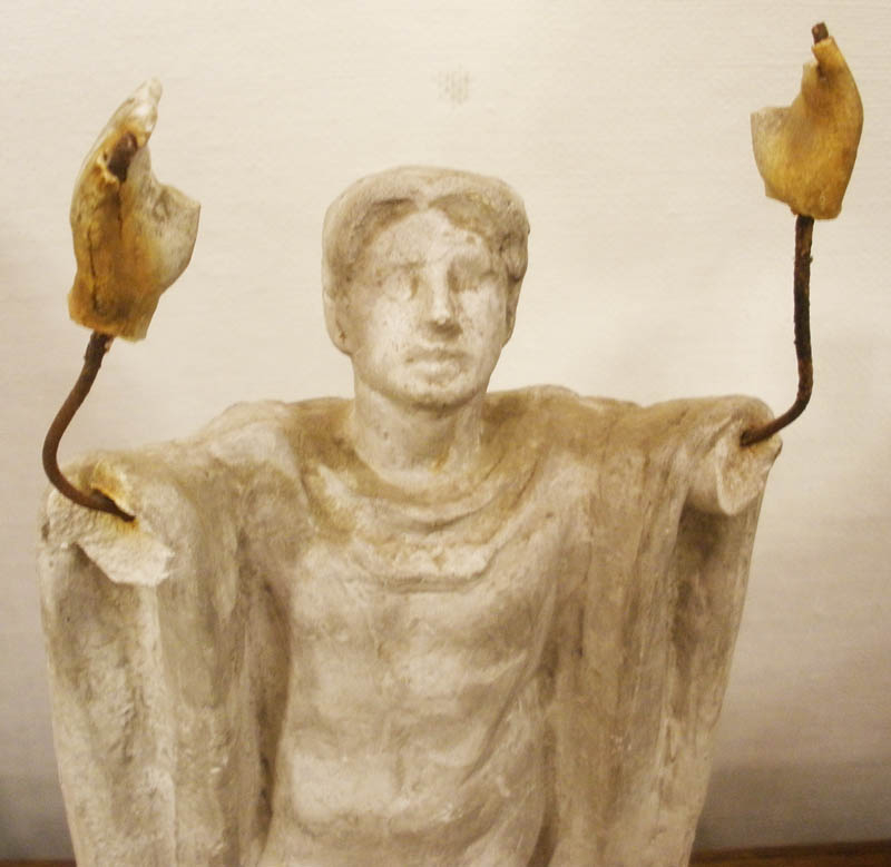 Lorado Taft, “Aspiration-Working Model,” Plaster with Wire, c. late 19th early 20th century